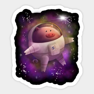 Space Pig Sticker